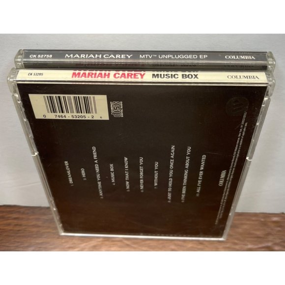 Mariah Carey CD Lot of 2 MTV Unplugged EP and Music Box Pop - Picture 8 of 8